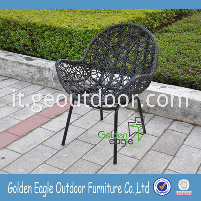 Outdoor PE Wicker Chair Set